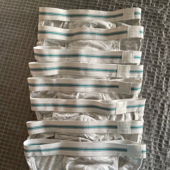 E2U 8 briefs color heather light gray size S - Picture 2 of 4